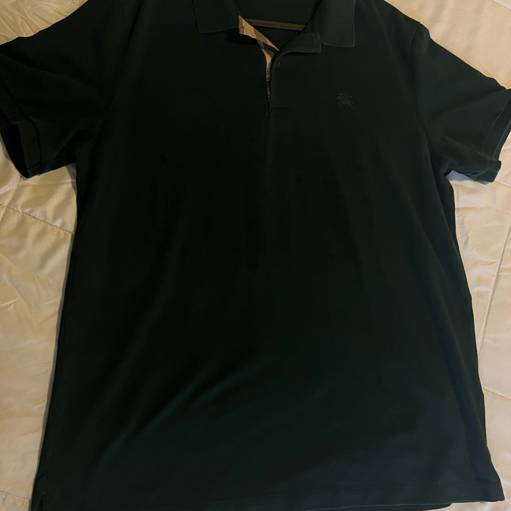 XXL GREEN BURBERRY BRIT POLO T SHIRT